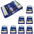 8 Kits Pintura 5 Peças Tigre Rolos Suporte Bandeja Pincel