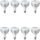 8 Lâmpada Led Philips PAR30 32W E27 220V 3000K 3000lm