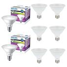 8 Lâmpadas Led 9,5w PAR30 25 Philips 2700k Quente Bivolt