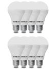 8 Lâmpadas LED Base E27 Bivolt com Sensor Luminosidade 9w Cor da Luz 2700k Branco Quente Ourolux