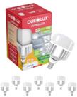 8 Lâmpadas LED de Alta Potência Tipo T 100w Base E27 Bivolt Cor da Luz 6500k Branco Frio Ourolux