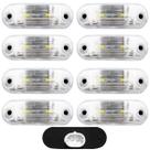 8 Lanterna Vigia Placa para Ônibus Caminhão 2 LED BIVOLT CR