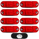 8 Lanterna Vigia Placa para Ônibus Caminhão 2 LED BIVOLT VM