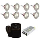 8 Led Slim Rgbw 15w Inox Piscina Smartpool Fonte 10a Tholz