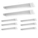 8 Luminária Led Linear 11,5w Philips 3000k 1100lm Bivolt
