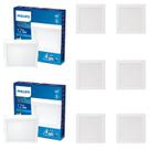 8 Luminária Plafon led 12w Philips 6500k Sobrepor Bivolt 8 Luminária Plafon led 12w Philips 6500k Sobrepor Bivolt