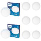 8 Luminária Plafon Led 18w Philips 4000k Bivolt Sobrepor