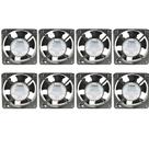 8 Microventiladores Preto 120x120x38mm 110/220v 2600rpm