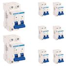 8 Mini Disjuntores 63 Amperes Bipolar Tramontina Curva C