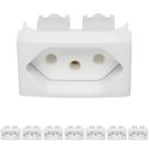 8 Módulo Tomada Branco Lunare 2p+t 250v 20a - Schneider 8 Módulo Tomada Branco Lunare 2p+t 250v 20a - Schneider