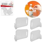 8 Organizador Divisória De Plástico Para Porta De Geladeira