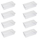 8 Organizadores Gavetas Multiuso Acrílico 11,5x17,5Cm