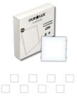 8 Painel Superled De Embutir 40w Branco Frio Ourolux