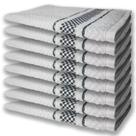 8 Panos De Prato Atoalhado Felpudo 370g/m² Premium Preto 8 Panos De Prato Atoalhado Felpudo 370g/m² Premium Preto
