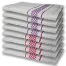 8 Panos De Prato Atoalhado Felpudo 4 Rosa 4 Roxo 8 Panos De Prato Atoalhado Felpudo 4 Rosa 4 Roxo