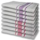8 Panos De Prato Atoalhado Felpudo Premium 4 Rosa 4 Roxo 8 Panos De Prato Atoalhado Felpudo Premium 4 Rosa 4 Roxo