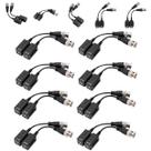 8 Pares Balun Passivo Transmissão de Vídeo VB 501P Intelbras 4K 4MP Full HD para câmeras CFTV