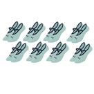 8 Pares De Meias Femininas Para Pilates Antiderrapante Sapatilha