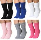 8 Pares Meia Academia Aeróbica ALGODÃO Colorida feminina Adulto n 34 a 40 fitnes Cano Médio 30CM