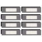 (8 peças) Filtro HEPA para Ecovacs DEEBOT OZMO N10 N10 Plus 920 950 T8 AIVI Max T9 T5 N5 N7 N8+ N8 Pro Plus DX55 DX93 DJ65