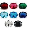 8 Pedras Zircônia Nas Cores 12 mm x 10 mm mm Para Anel, Brincos, Pingente 8 Pedras Zircônia Nas Cores 12 mm x 10 mm mm Para Anel, Brincos, Pingente