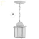 8 Pendente Branco Colonial Externo Termoplastico Br Alz16