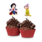 8 Picks Topo Decoração Doces Festa Branca de Neve