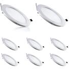 8 Plafons Led De Teto Philips 18w Redonda 4000k Bivolt
