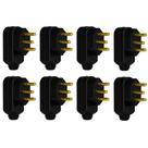 8 Plug Macho Pial Legrand 10A com Terra e Saída Lateral