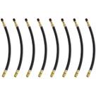 8 Prolongador Extensão Flexível Borracha 210mm Bico De Roda