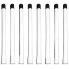 8 Prolongador Extensão Rígida Plástico 170mm Bico De Roda