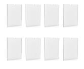 8 Quadros Display A4 Em Acrílico - Proteção Para Documentos