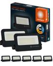 8 refletor led fl.compact 30w 3000k 4000k 5000k 3000lm