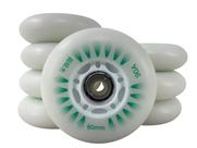 8 Rodas de Luz Led 76mm 90a Para Patins Roller Creme Inline 8 Rodas de Luz Led 76mm 90a Para Patins Roller Creme Inline