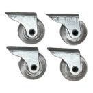 8 Rodinhas Rodízio Fixo Sofá Retratil Anti Risco 4cm Cristal