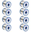 8 Rolos Estanho Para Solda Eletrônica 1mm 60x40 Cobixc