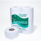 8 Rolos Papel Higiênico Rolão Luxo Aquarius 8x250m