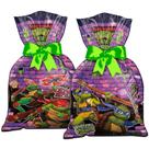 8 Sacolas Saquinho Lembrancinha Surpresa Tartarugas Ninja