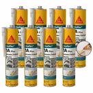8 Selante Elástico Poliuretano Sikaflex 1a Plus Branco 300ml