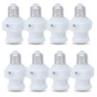 8 Sensor Fotosoquete 4 Em 1 Fotocélula Temporizador Bivolt E27 Acende Noite Apaga Dia Automático Luz