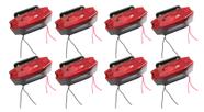 8 Sinaleira Lanterna Lateral Led Peixinho Caminhão Carreta Com Vigia Vermelha 8 Sinaleira Lanterna Lateral Led Peixinho Caminhão Carreta Com Vigia Vermelha