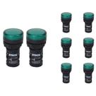 8 Sinaleiro LED 22mm Steck 24V Luminoso Verde SLDS242 8 Sinaleiro LED 22mm Steck 24V Luminoso Verde SLDS242