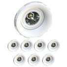 8 Spot Embutido Recuado Gu10 Sand Frame Save Energy 8 Spot Embutido Recuado Gu10 Sand Frame Save Energy