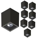 8 Spot Sobrepor Save Energy Boxit Par30 E27 Preto 110/220v