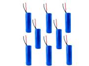 8 Super Baterias 3,7v 18650 2200mah Com Fio