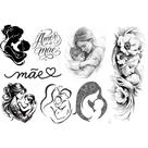 8 Tatuagens Temporárias Falsas Mãe Diversos Tamanhos
