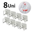 8 Uni Organizador Cozinha Suporte Porta Esponja Bucha Inox P/ Pia 8 Uni Organizador Cozinha Suporte Porta Esponja Bucha Inox P/ Pia