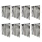 8 Venezianas Grelha C/ Filtro Para Microventilador Metaltex 8 Venezianas Grelha C/ Filtro Para Microventilador Metaltex