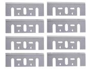 8 x Lâminas Faca 82mm Corte p/ Plaina Elétrica PB-92 1900b HSS 82 Universal KaQi