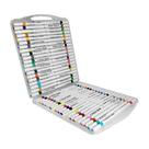 80 Canetinhas Escolar Profissional 1linha Touch Cores Acrilic Maker